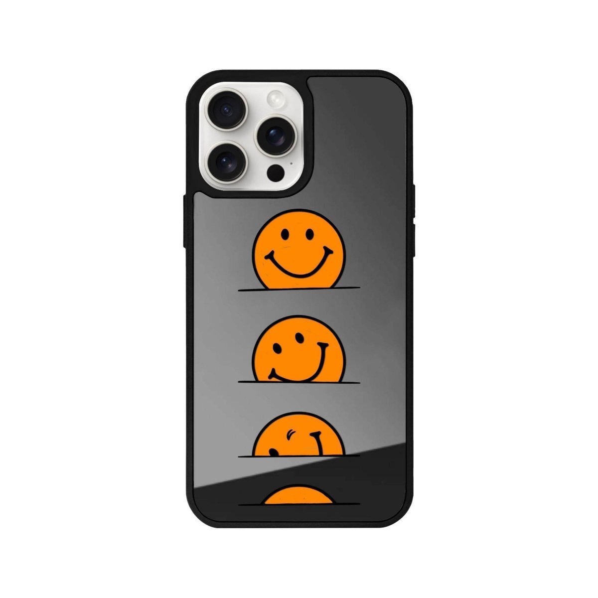 iPhone 14 Plus See You Tomorrow Mirror Aynalı Telefon Kılıfı Antrasit - SUMTHINCS