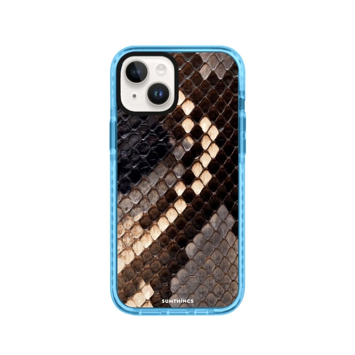 iPhone 14 Plus Serpent Procase Şeffaf Telefon Kılıfı Mavi - SUMTHINCS