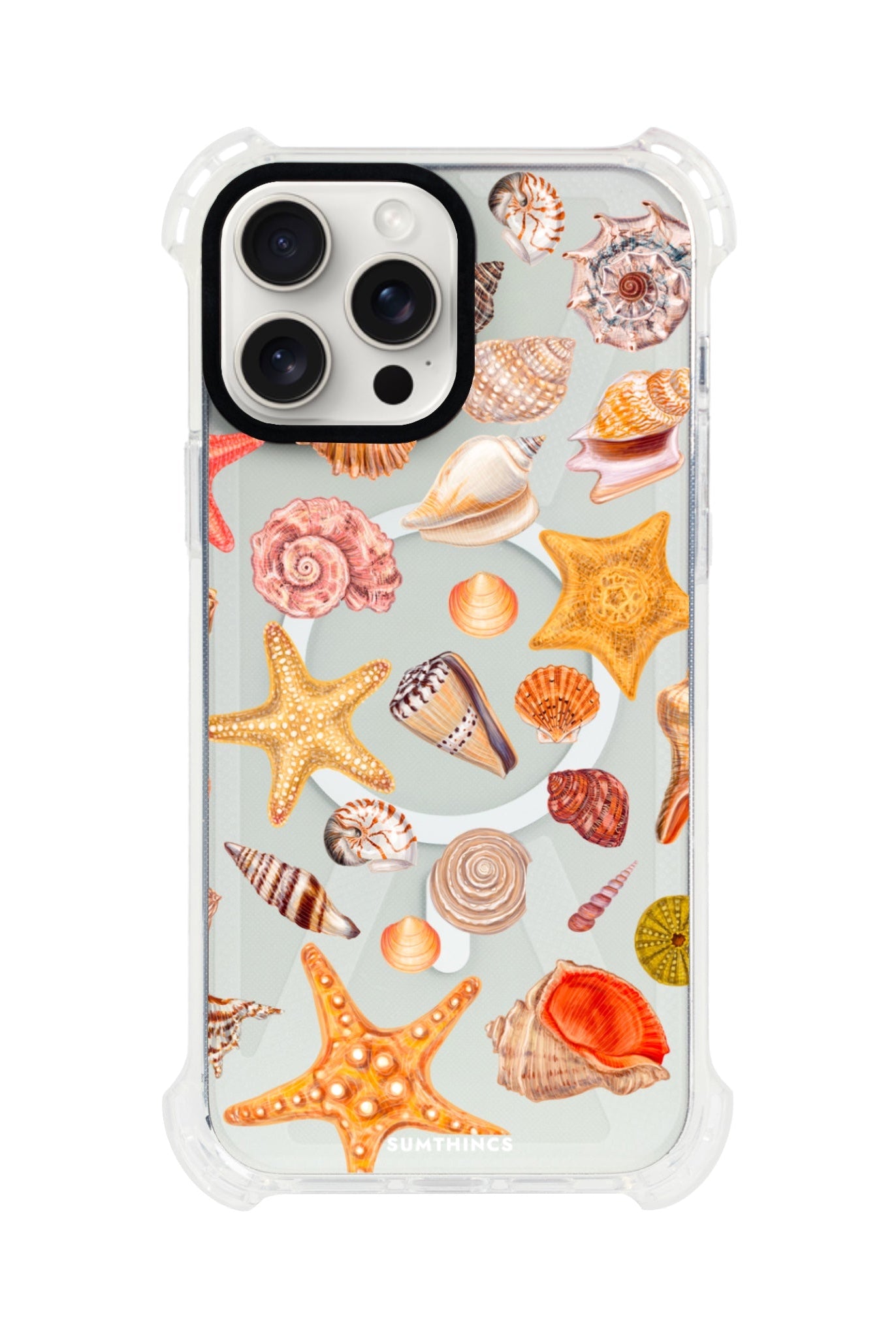 iPhone 14 Plus Shells Bumper Magsafe Şeffaf Telefon Kılıfı Beyaz Şeffaf - SUMTHINCS