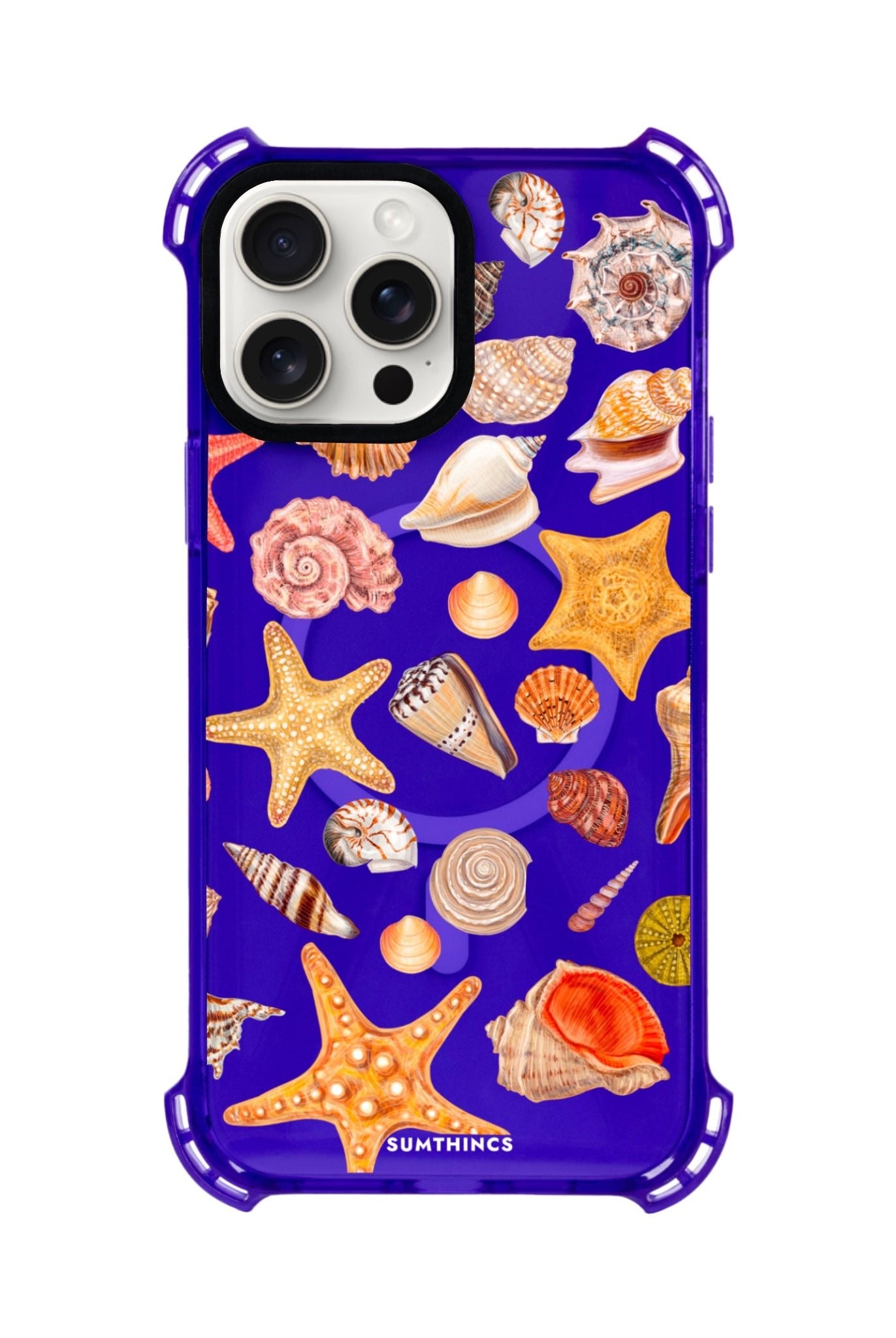 iPhone 14 Plus Shells Bumper Magsafe Şeffaf Telefon Kılıfı Mor - SUMTHINCS