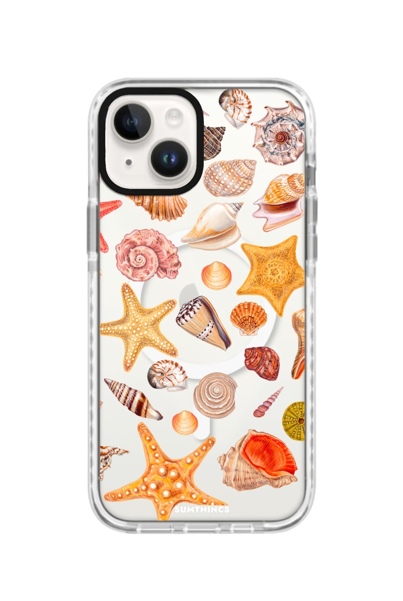 iPhone 14 Plus Shells Magsafe Procase Şeffaf Telefon Kılıfı Beyaz Şeffaf - SUMTHINCS