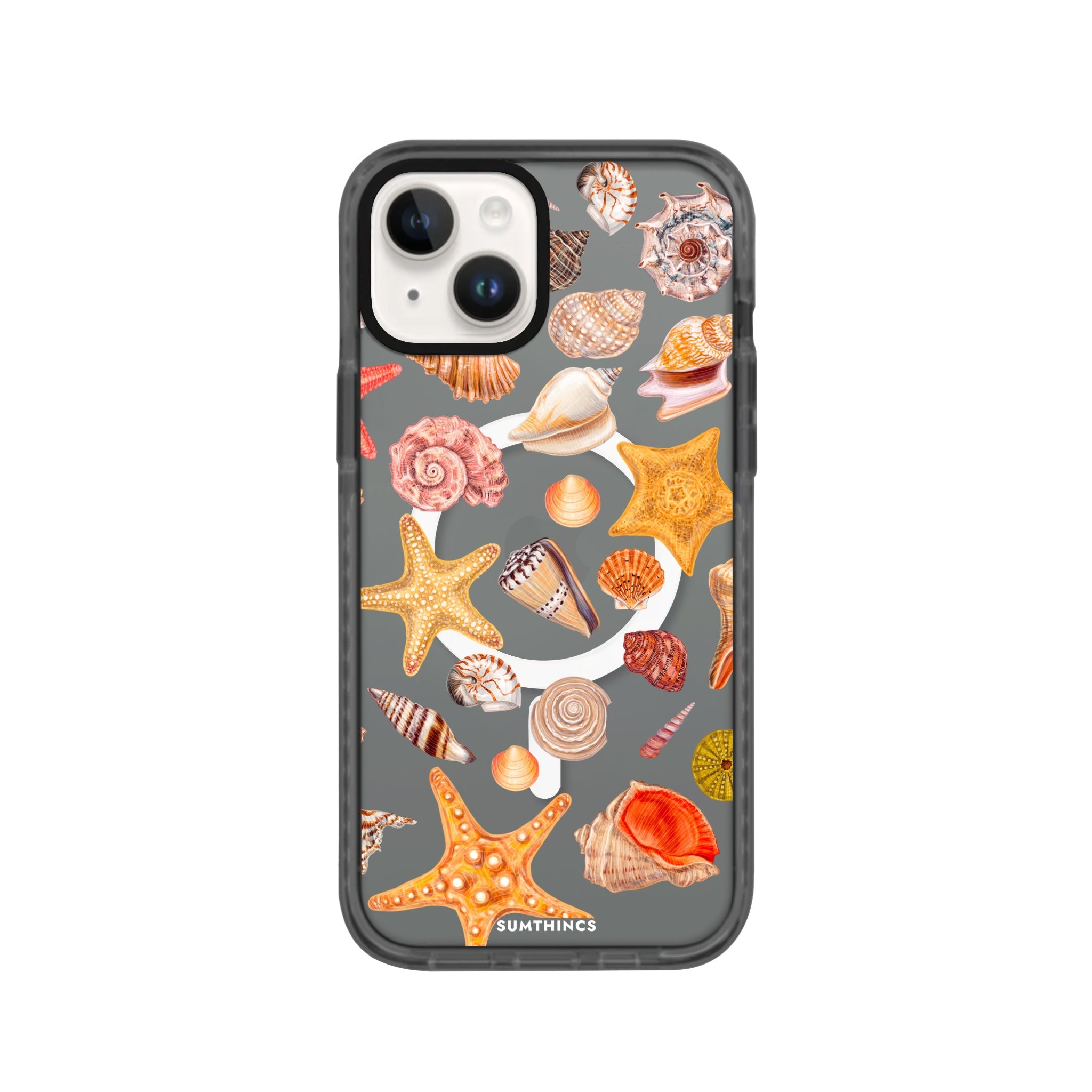 iPhone 14 Plus Shells Magsafe Procase Şeffaf Telefon Kılıfı Antrasit - SUMTHINCS