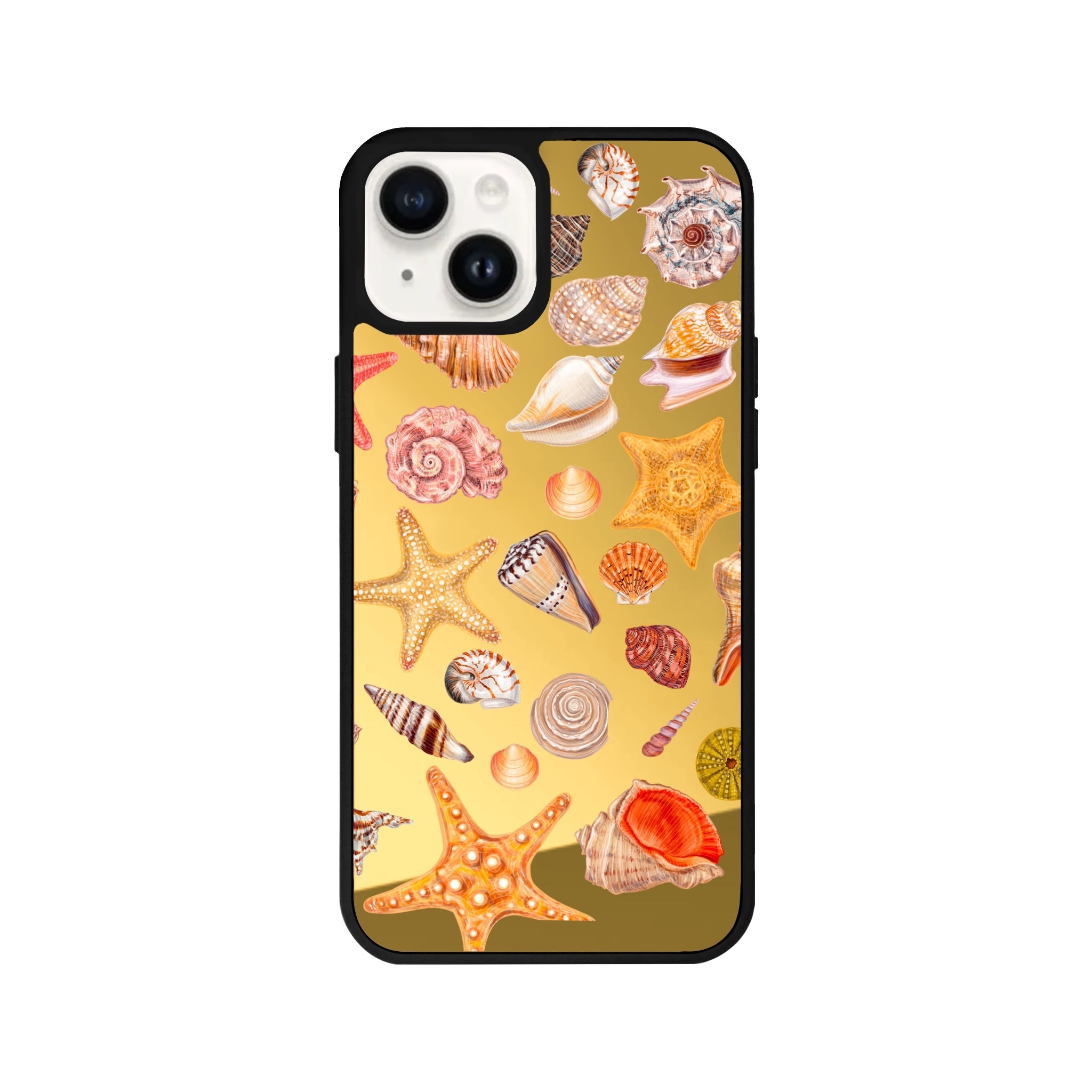 iPhone 14 Plus Shells Mirror Aynalı Telefon Kılıfı Altın - SUMTHINCS
