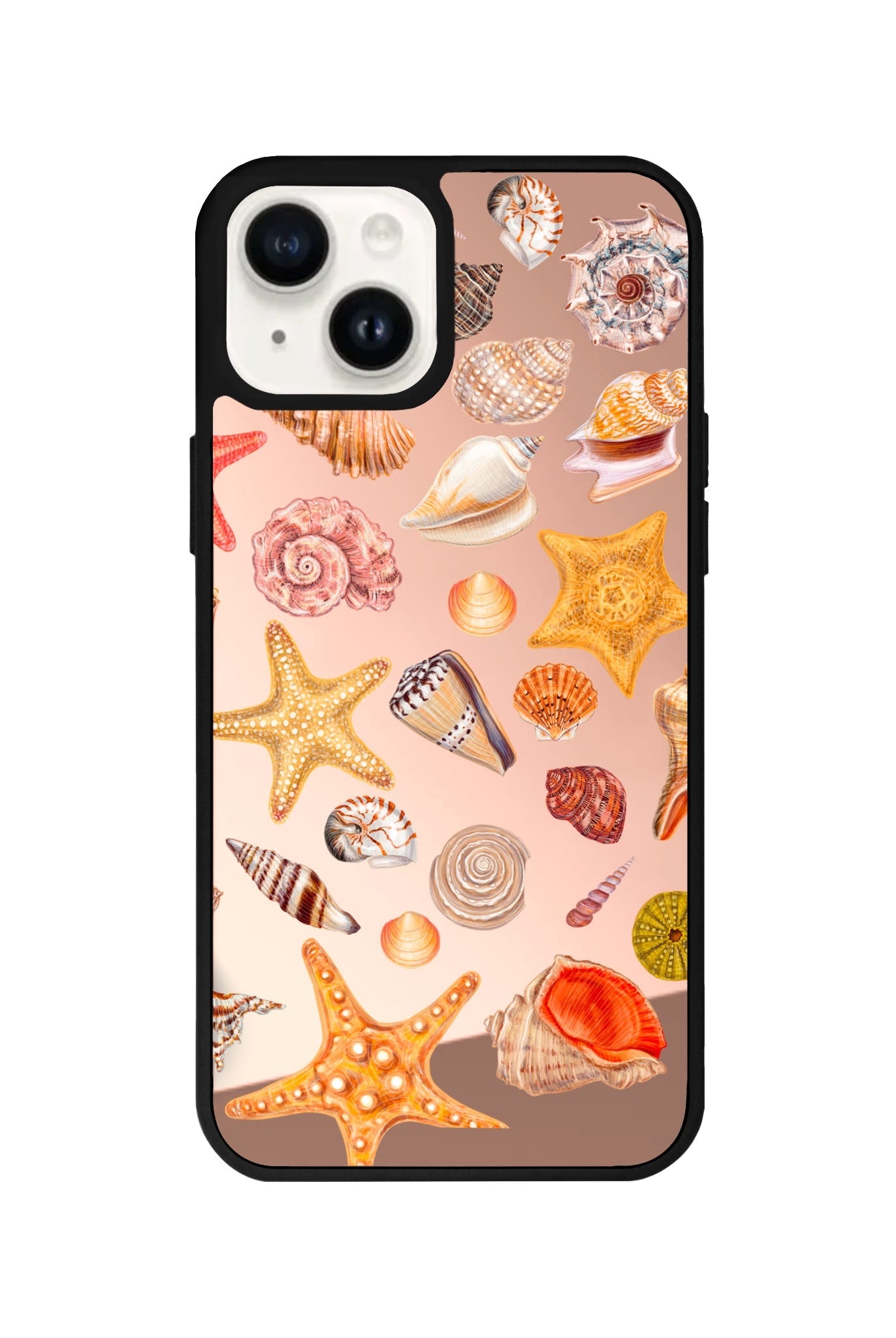 iPhone 14 Plus Shells Mirror Aynalı Telefon Kılıfı Metalik Pembe - SUMTHINCS