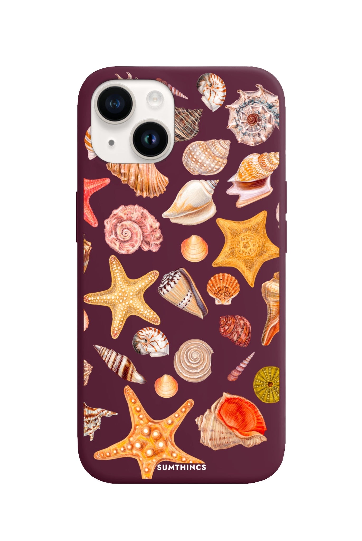 iPhone 14 Plus Shells Premium Telefon Kılıfı Bordo - SUMTHINCS