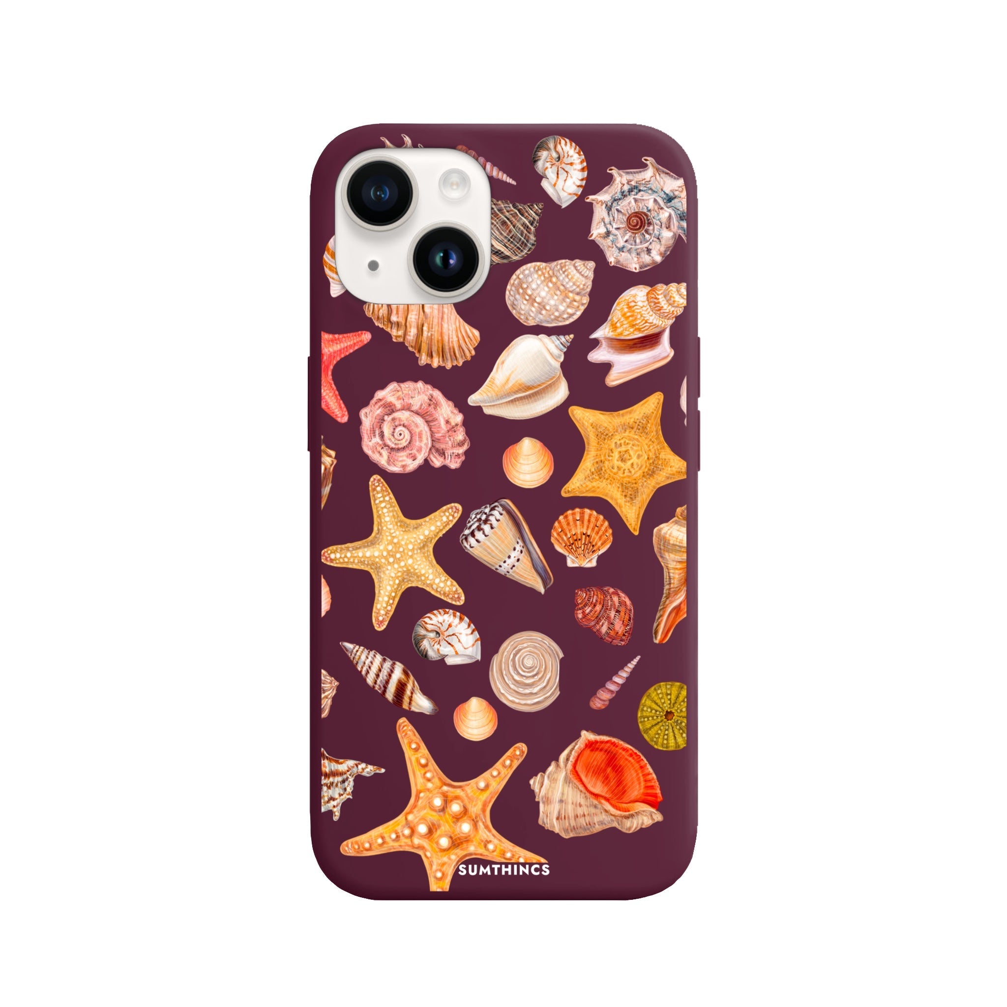 iPhone 14 Plus Shells Premium Telefon Kılıfı Bordo - SUMTHINCS