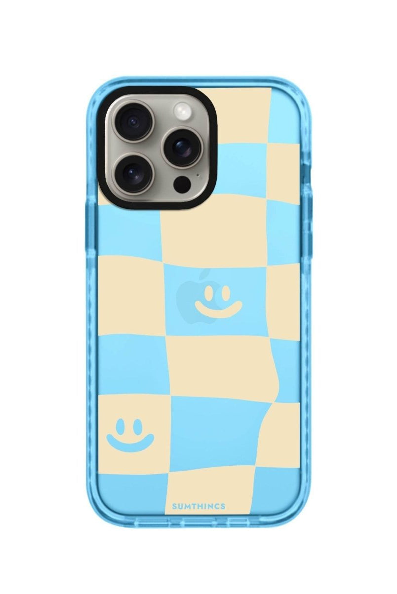 iPhone 14 Plus Smiling Check Procase Şeffaf Telefon Kılıfı Mavi - SUMTHINCS