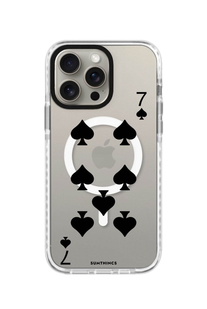 iPhone 14 Plus Spade7 Magsafe Procase Şeffaf Telefon Kılıfı Beyaz Şeffaf - SUMTHINCS