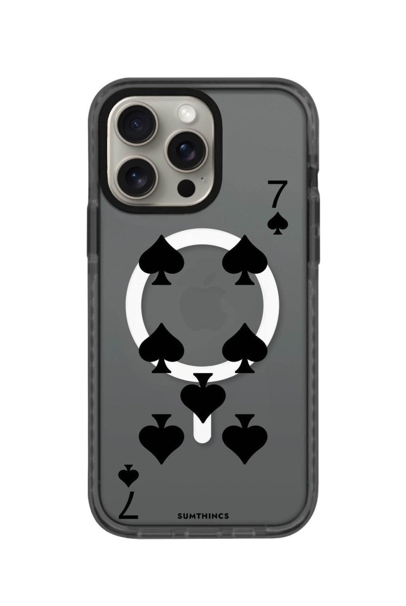iPhone 14 Plus Spade7 Magsafe Procase Şeffaf Telefon Kılıfı Antrasit - SUMTHINCS