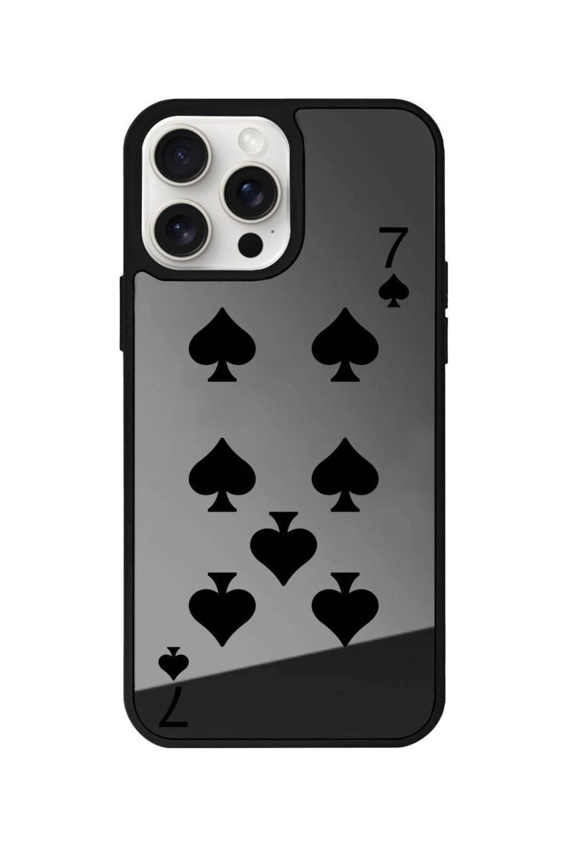 iPhone 14 Plus Spade7 Mirror Aynalı Telefon Kılıfı Antrasit - SUMTHINCS