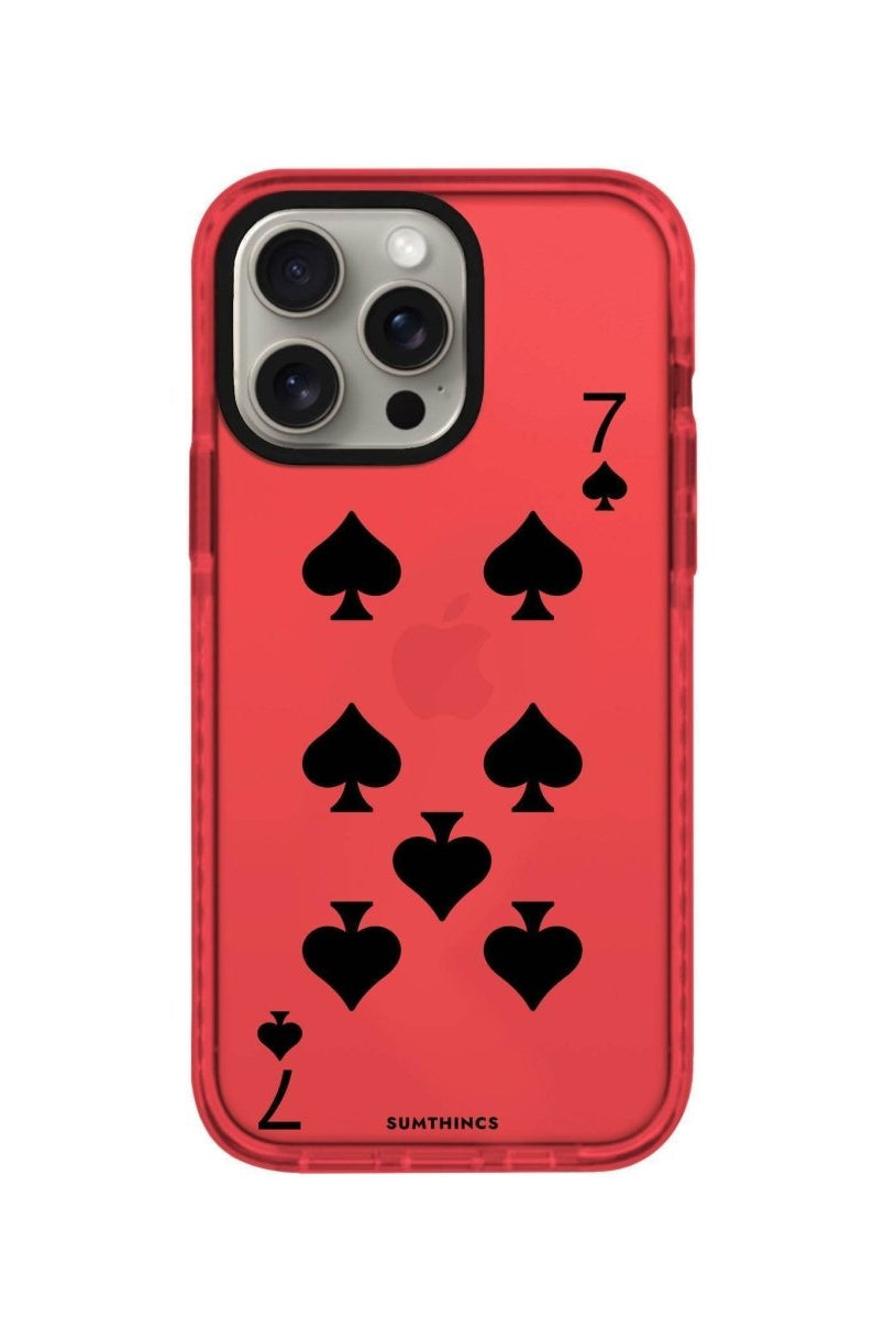 iPhone 14 Plus Spade7 Procase Şeffaf Telefon Kılıfı Kırmızı - SUMTHINCS