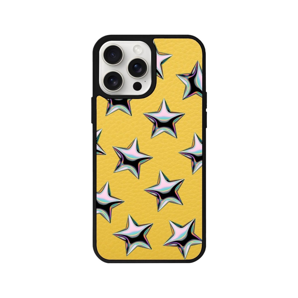 iPhone 14 Plus Stars Leather Vegan Deri Telefon Kılıfı - SUMTHINCS