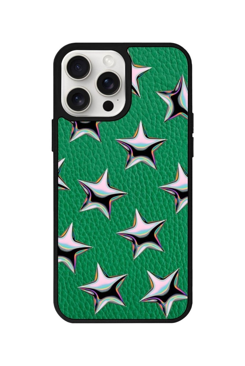 iPhone 14 Plus Stars Leather Vegan Deri Telefon Kılıfı - SUMTHINCS