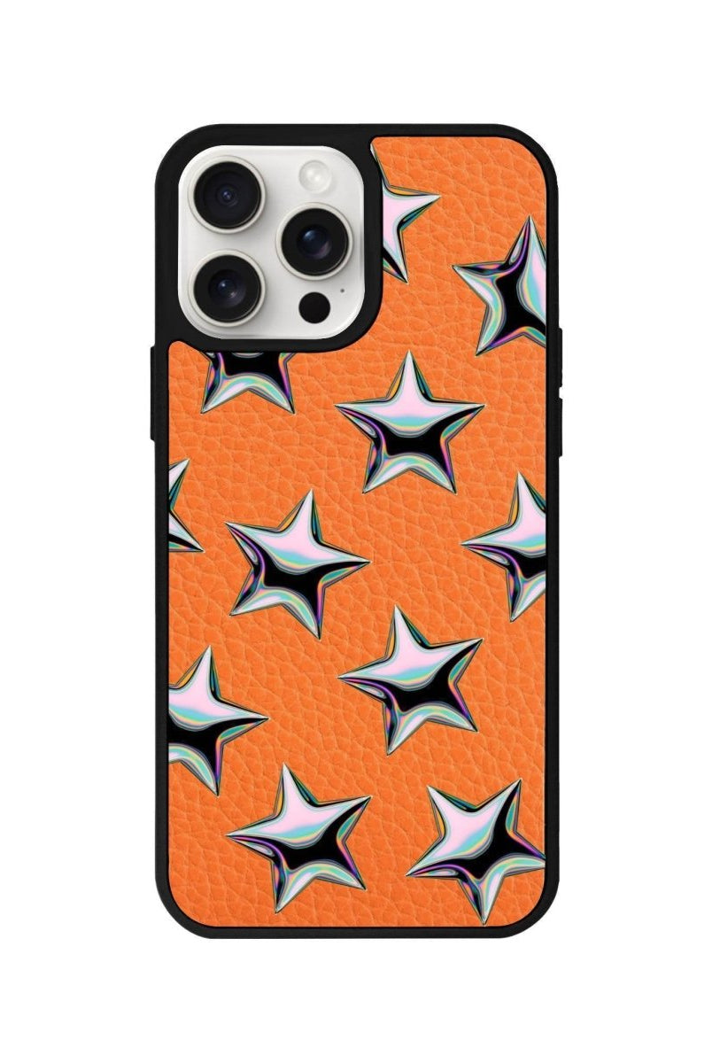 iPhone 14 Plus Stars Leather Vegan Deri Telefon Kılıfı - SUMTHINCS