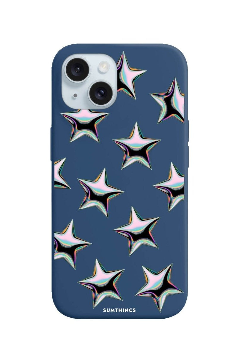 iPhone 14 Plus Stars Premium Telefon Kılıfı Pasifik Mavi - SUMTHINCS