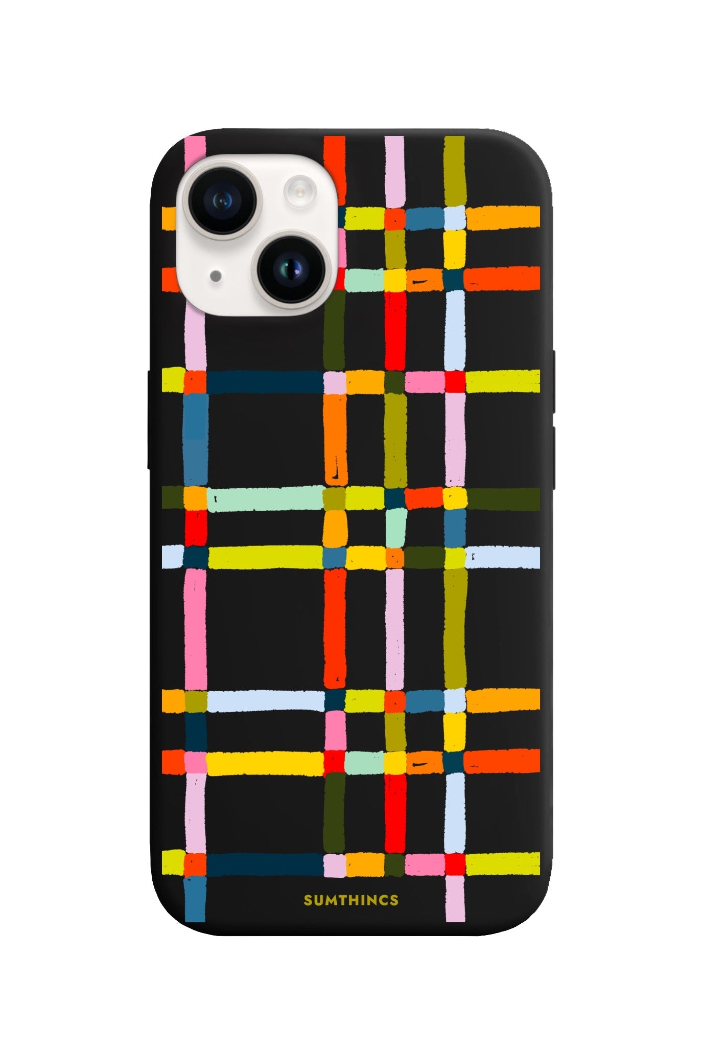 iPhone 14 Plus Sunny Stripes Premium Telefon Kılıfı Siyah - SUMTHINCS