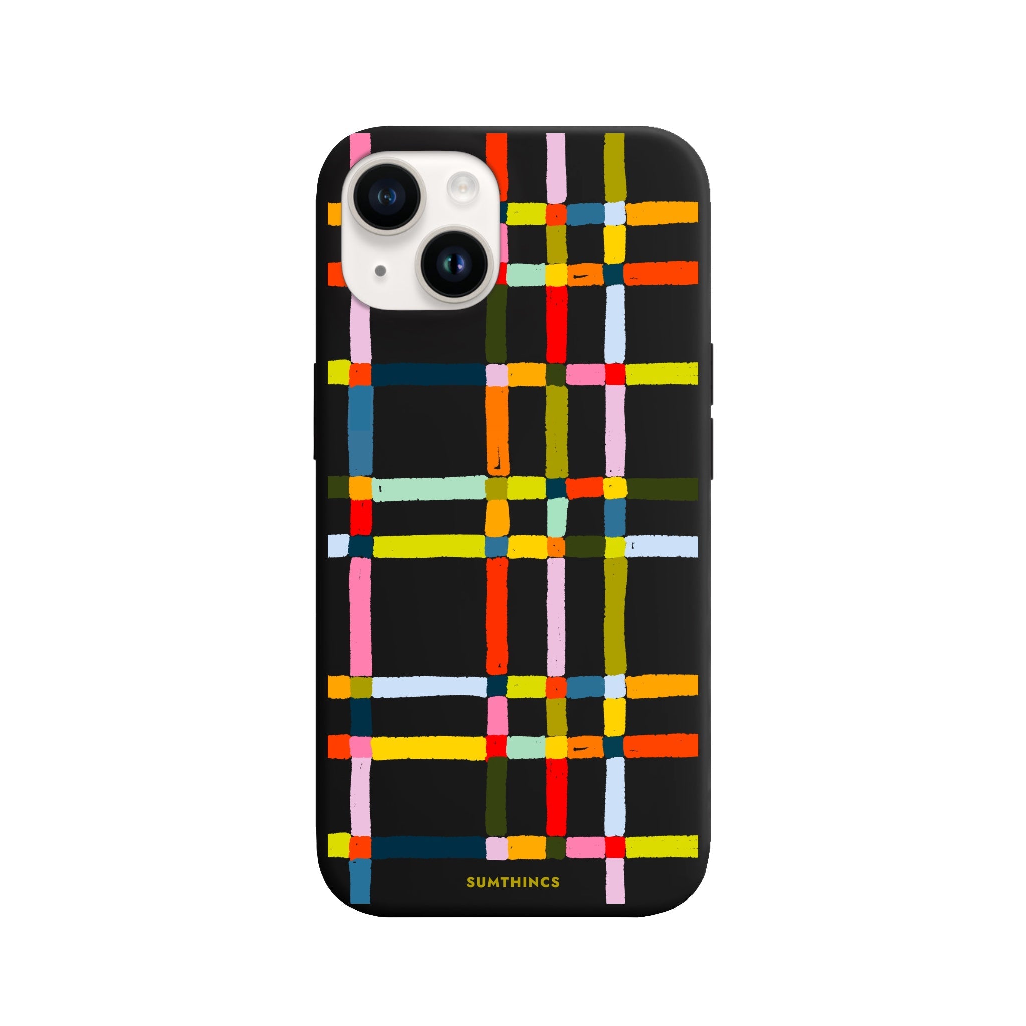 iPhone 14 Plus Sunny Stripes Premium Telefon Kılıfı Siyah - SUMTHINCS