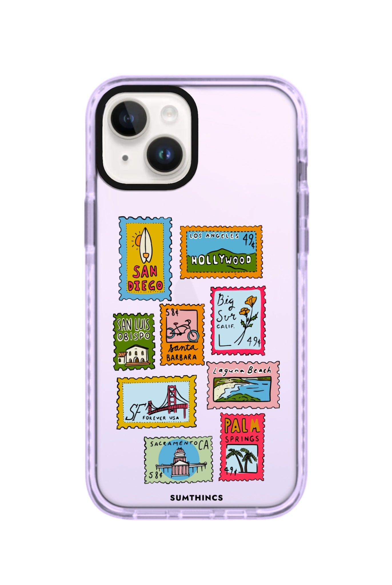 iPhone 14 Plus The Grand Tour Procase Şeffaf Telefon Kılıfı Lila - SUMTHINCS