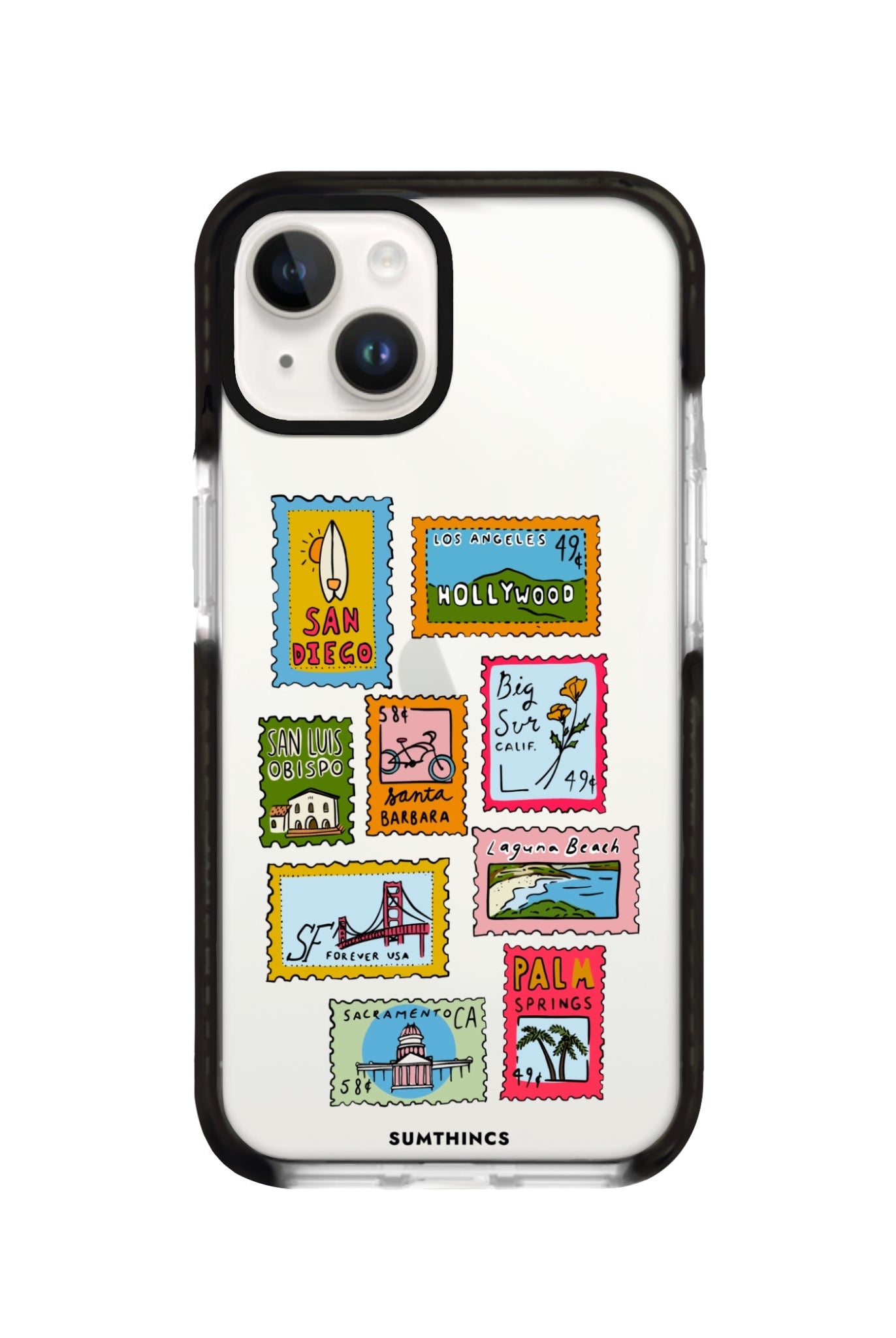 iPhone 14 Plus The Grand Tour Procase Şeffaf Telefon Kılıfı Siyah Şeffaf - SUMTHINCS