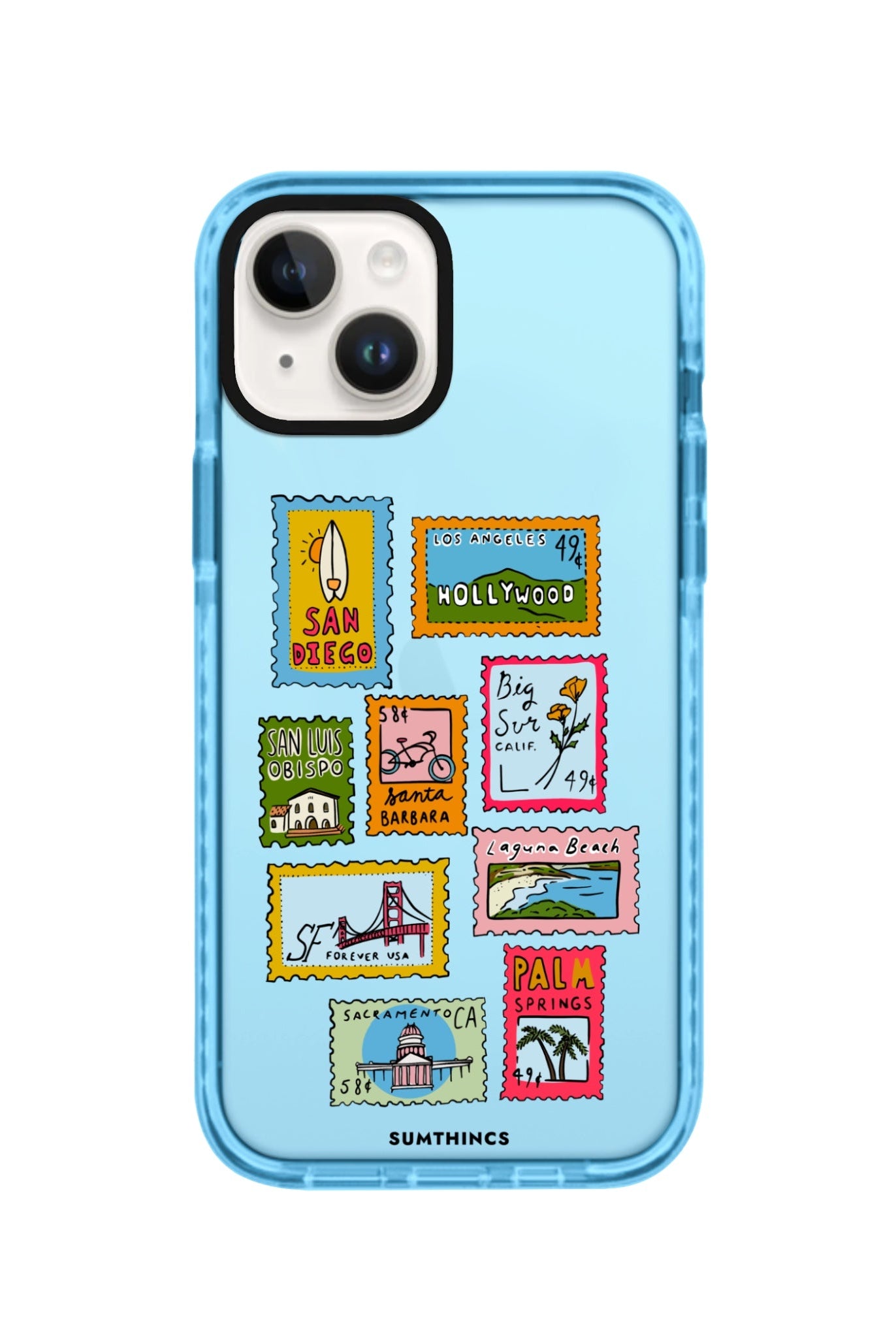 iPhone 14 Plus The Grand Tour Procase Şeffaf Telefon Kılıfı Mavi - SUMTHINCS