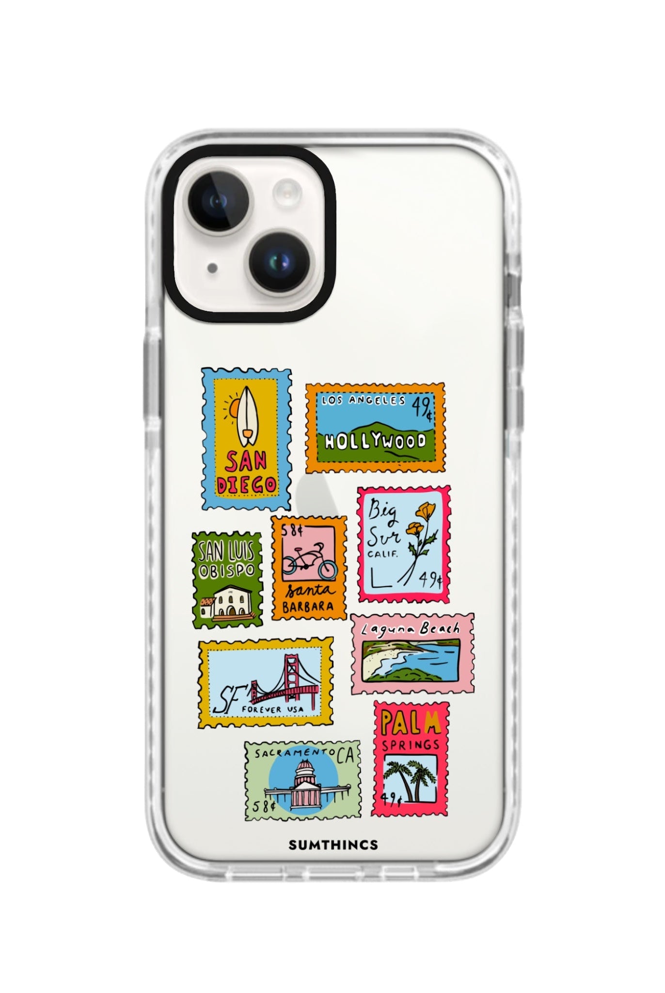 iPhone 14 Plus The Grand Tour Procase Şeffaf Telefon Kılıfı Beyaz Şeffaf - SUMTHINCS