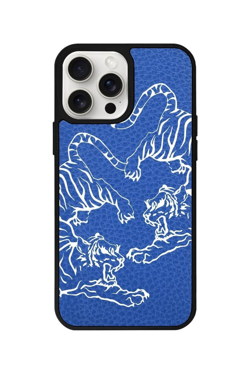 iPhone 14 Plus Tigers Leather Vegan Deri Telefon Kılıfı - SUMTHINCS