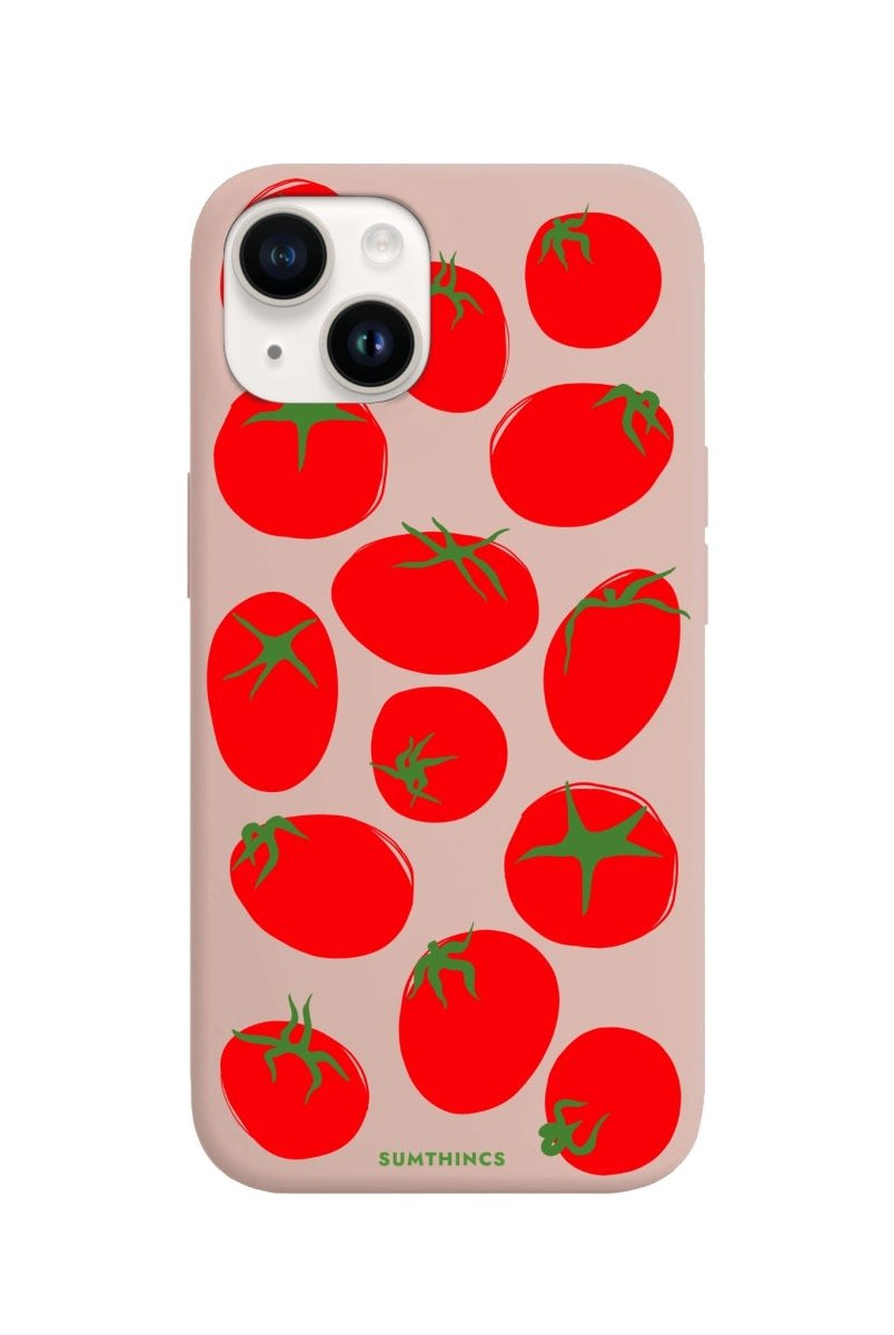 iPhone 14 Plus Tomatoes Premium Telefon Kılıfı Bej - SUMTHINCS