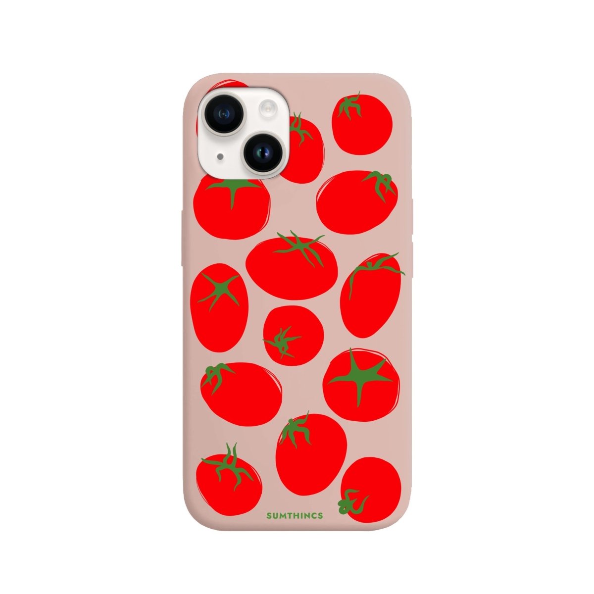 iPhone 14 Plus Tomatoes Premium Telefon Kılıfı Bej - SUMTHINCS