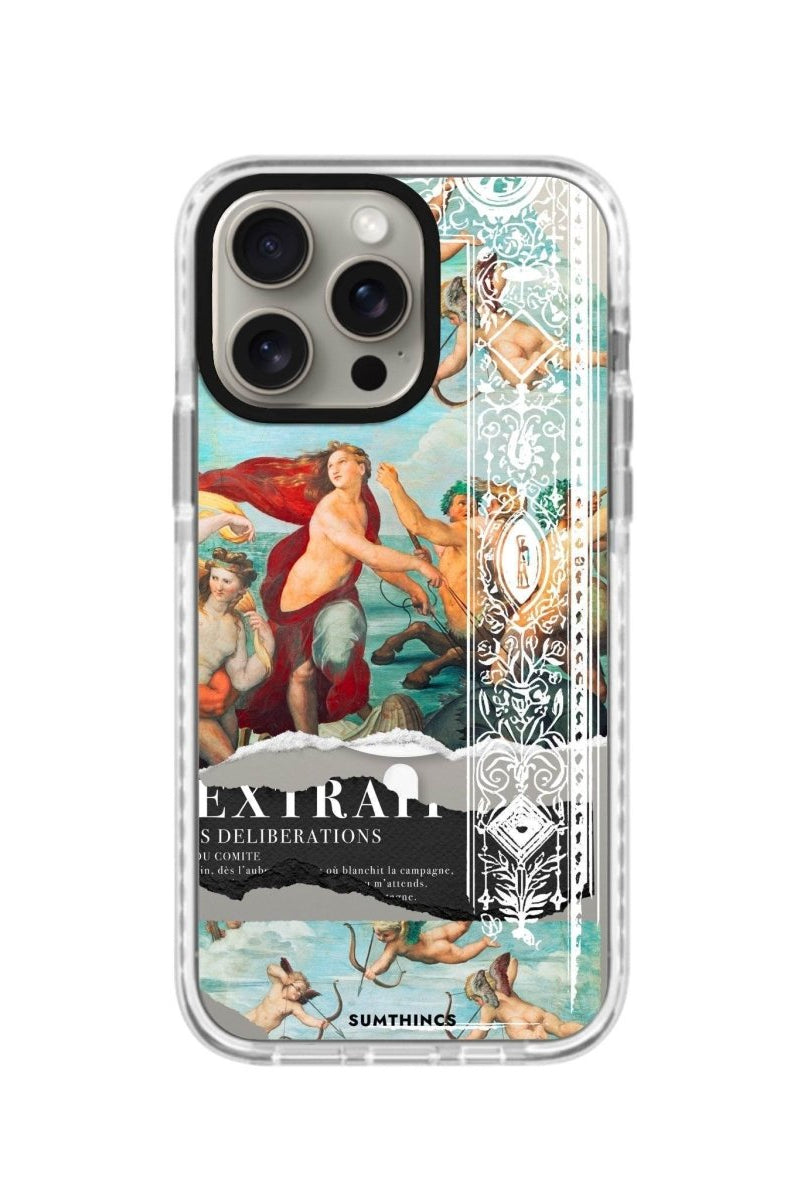 iPhone 14 Plus Triumph of Galatea Magsafe Procase Şeffaf Telefon Kılıfı Beyaz Şeffaf - SUMTHINCS