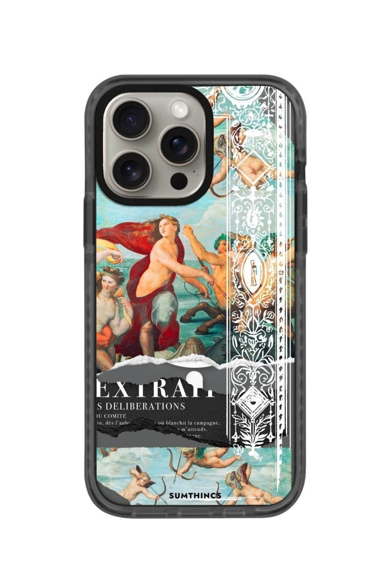 iPhone 14 Plus Triumph of Galatea Magsafe Procase Şeffaf Telefon Kılıfı Antrasit - SUMTHINCS