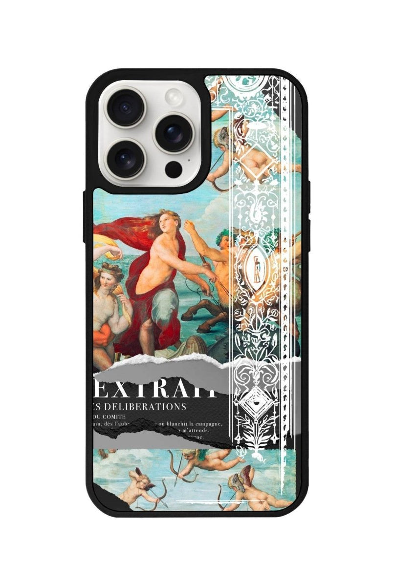 iPhone 14 Plus Triumph of Galatea Mirror Aynalı Telefon Kılıfı Antrasit - SUMTHINCS