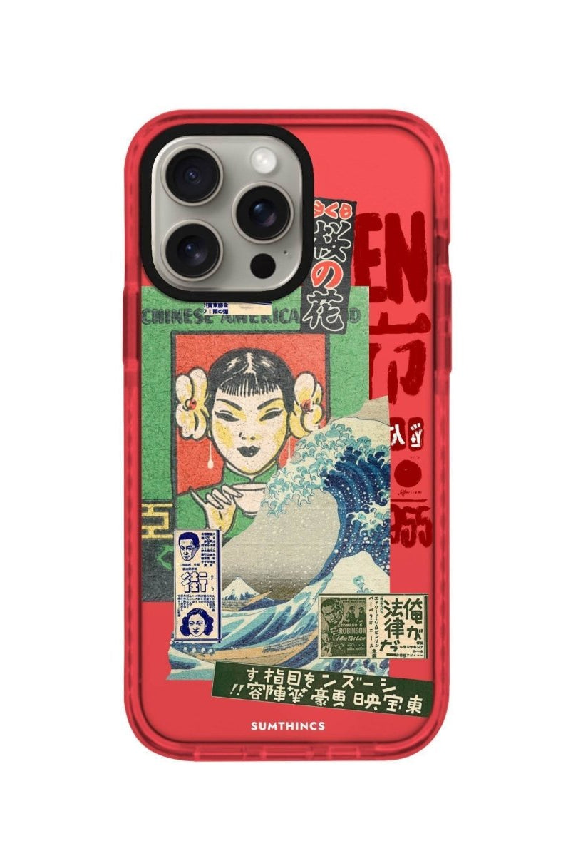 iPhone 14 Plus Vintage Poster Procase Şeffaf Telefon Kılıfı - SUMTHINCS