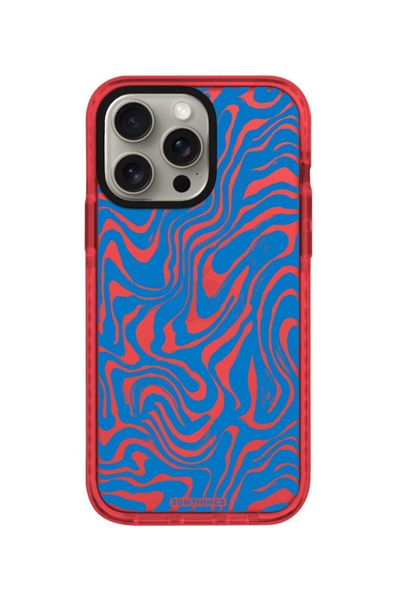 iPhone 14 Plus Vitamin Sea Procase Şeffaf Telefon Kılıfı Kırmızı - SUMTHINCS