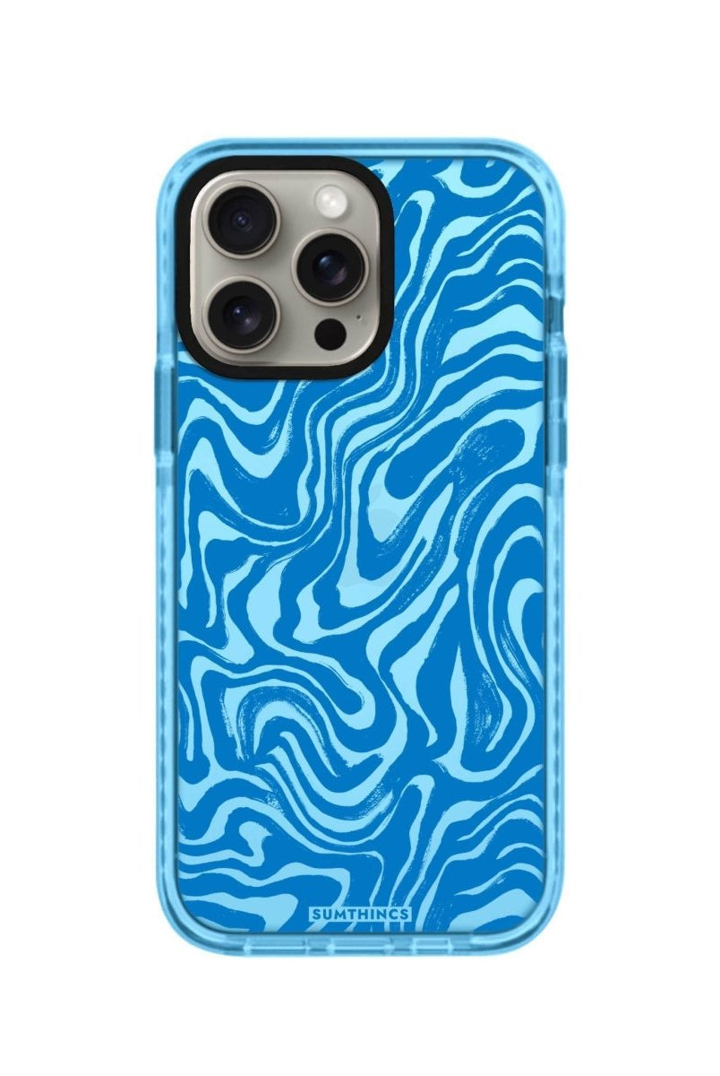 iPhone 14 Plus Vitamin Sea Procase Şeffaf Telefon Kılıfı Mavi - SUMTHINCS