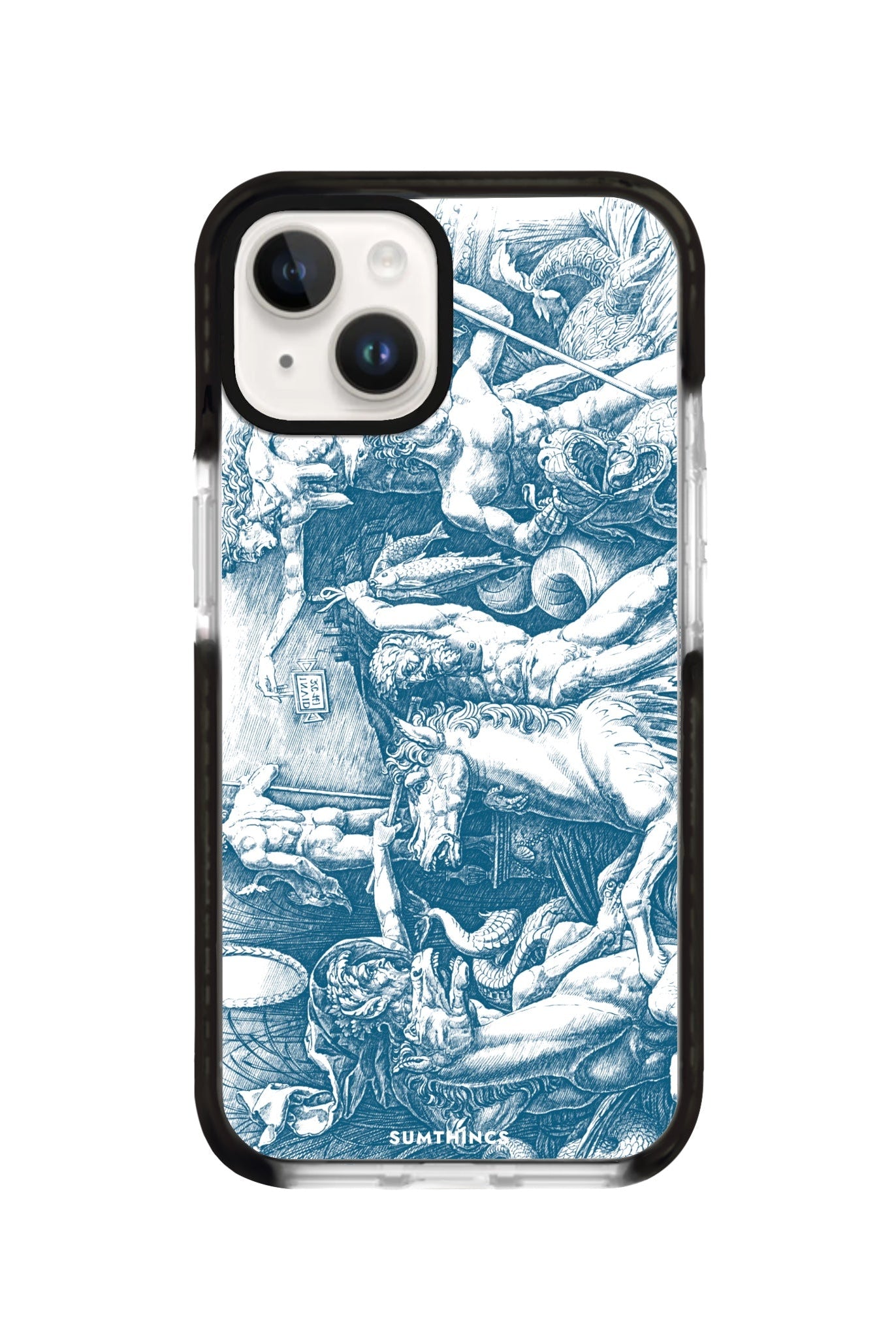 iPhone 14 Plus War of Sea Gods Procase Şeffaf Telefon Kılıfı Siyah Şeffaf - SUMTHINCS