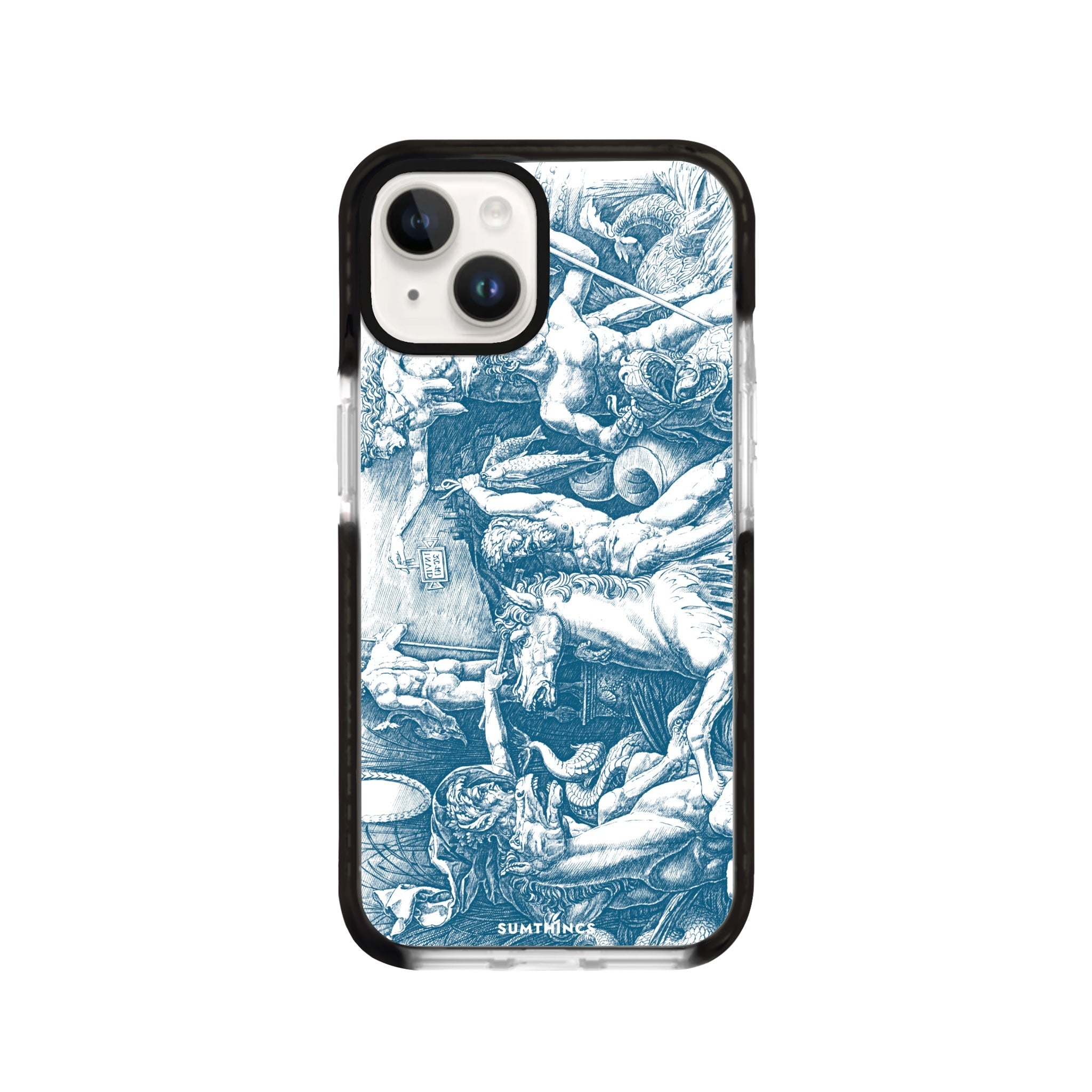 iPhone 14 Plus War of Sea Gods Procase Şeffaf Telefon Kılıfı Siyah Şeffaf - SUMTHINCS