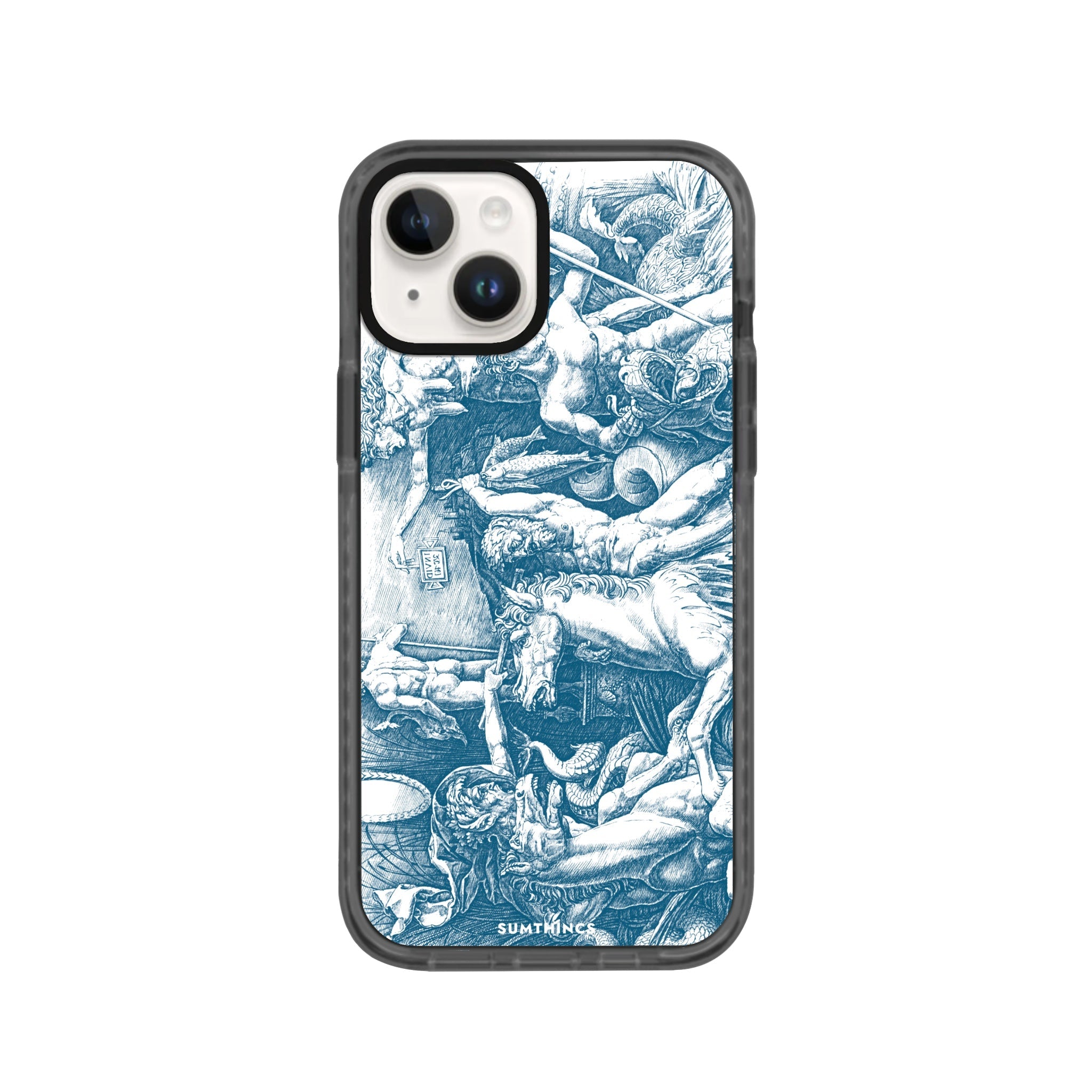 iPhone 14 Plus War of Sea Gods Procase Şeffaf Telefon Kılıfı Antrasit - SUMTHINCS