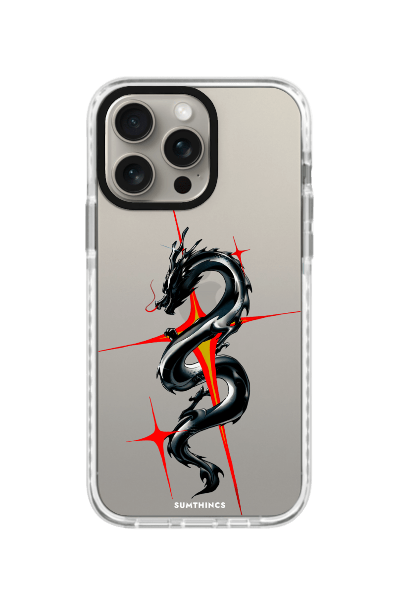 iPhone 14 Pro Max Dragonflare Procase Şeffaf Telefon Kılıfı Beyaz Şeffaf - SUMTHINCS