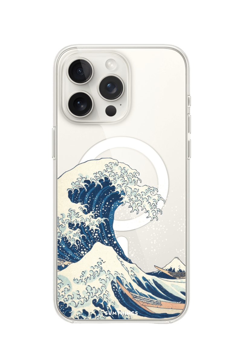 iPhone 14 Pro Waves Clear Magsafe Şeffaf Telefon Kılıfı - SUMTHINCS