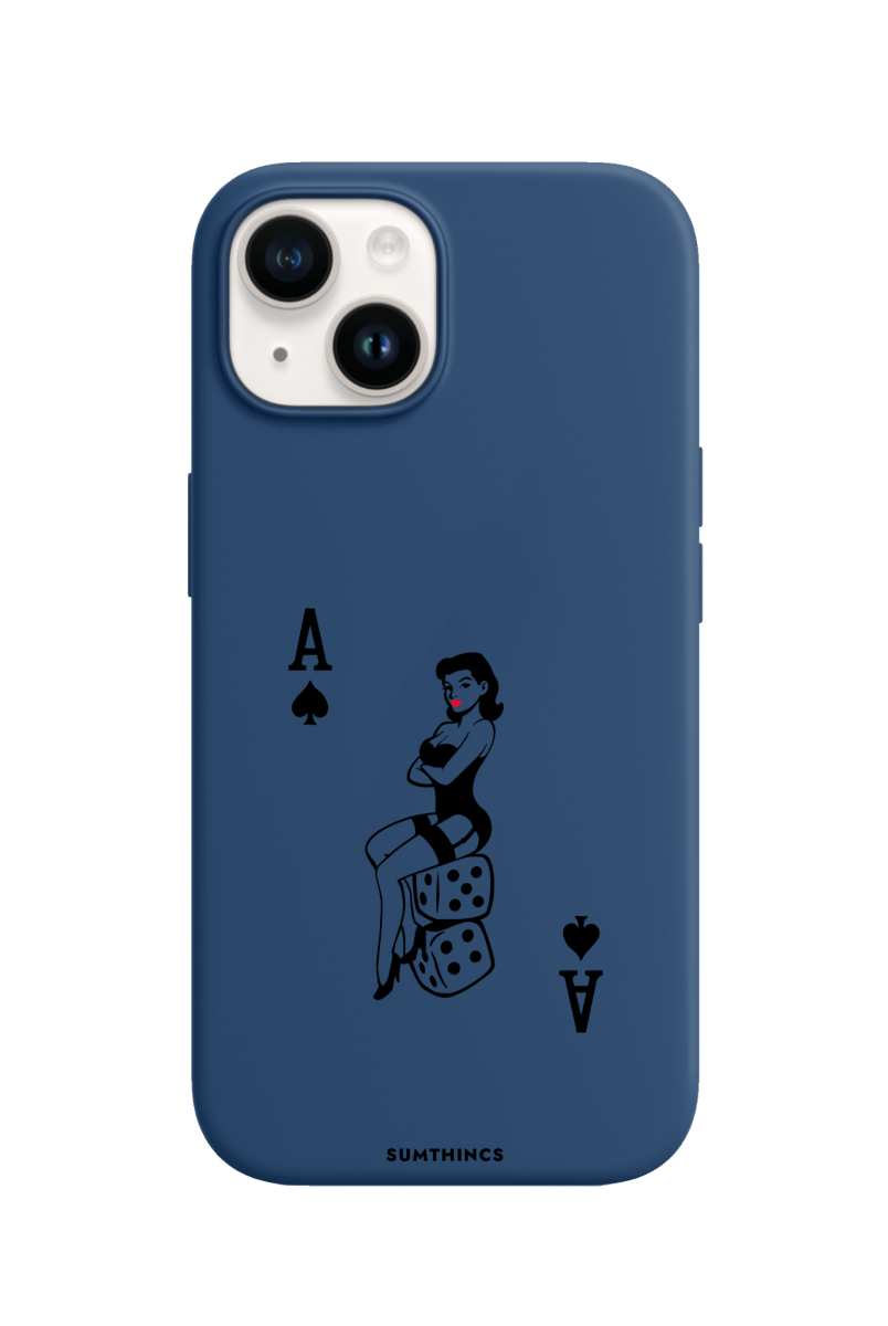 iPhone 15 Ace Queen Premium Telefon Kılıfı Pasifik Mavi - SUMTHINCS