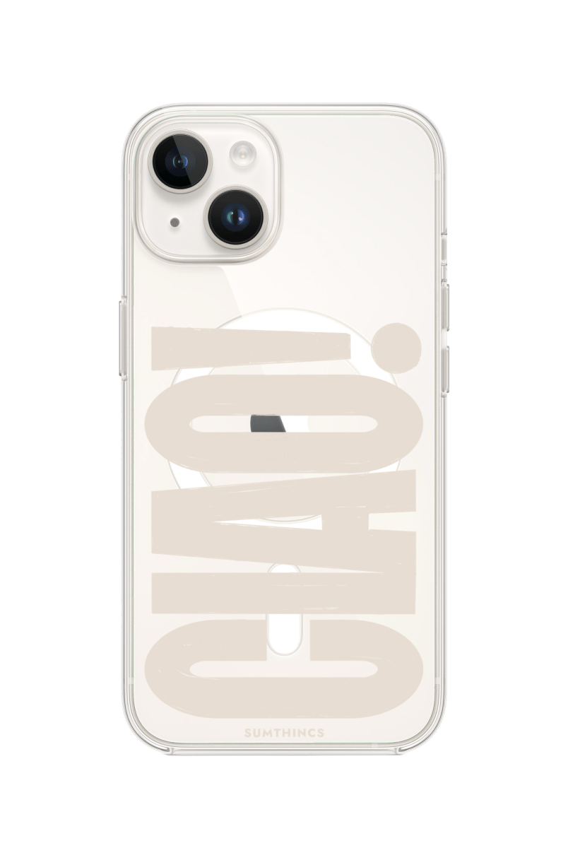 iPhone 15 Ciao Clear Magsafe Telefon Kılıfı - SUMTHINCS