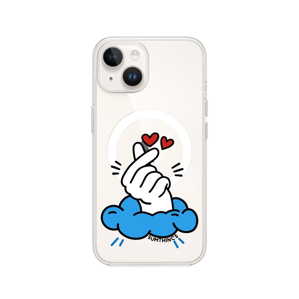 iPhone 15 Crush Clear Magsafe Telefon Kılıfı - SUMTHINCS