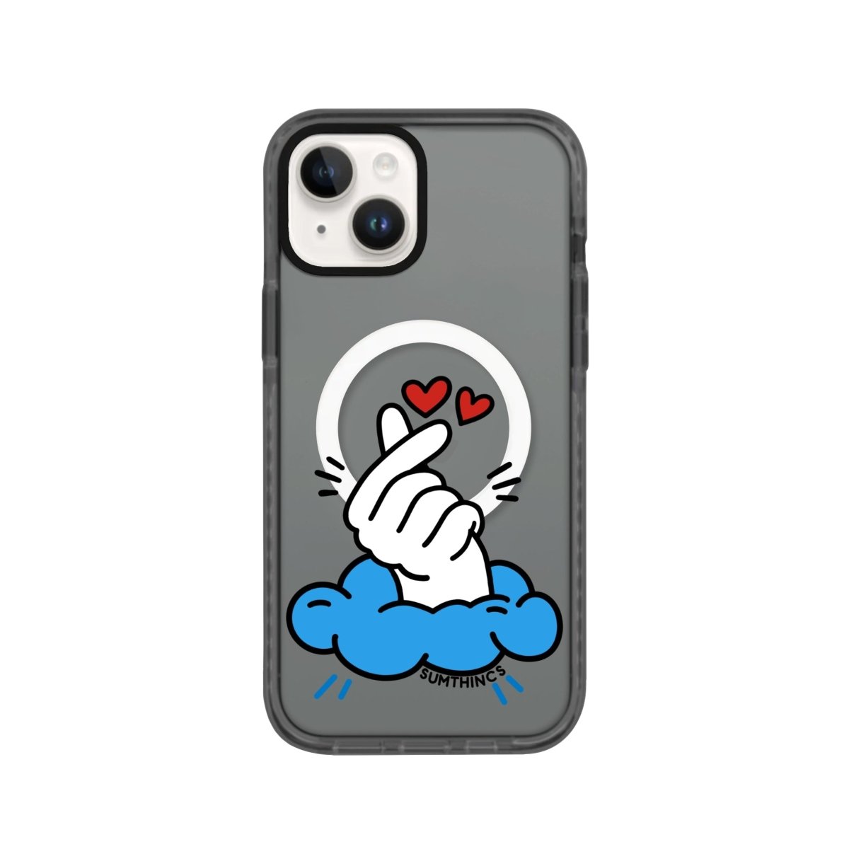 iPhone 15 Crush Magsafe Procase Telefon Kılıfı Antrasit - SUMTHINCS