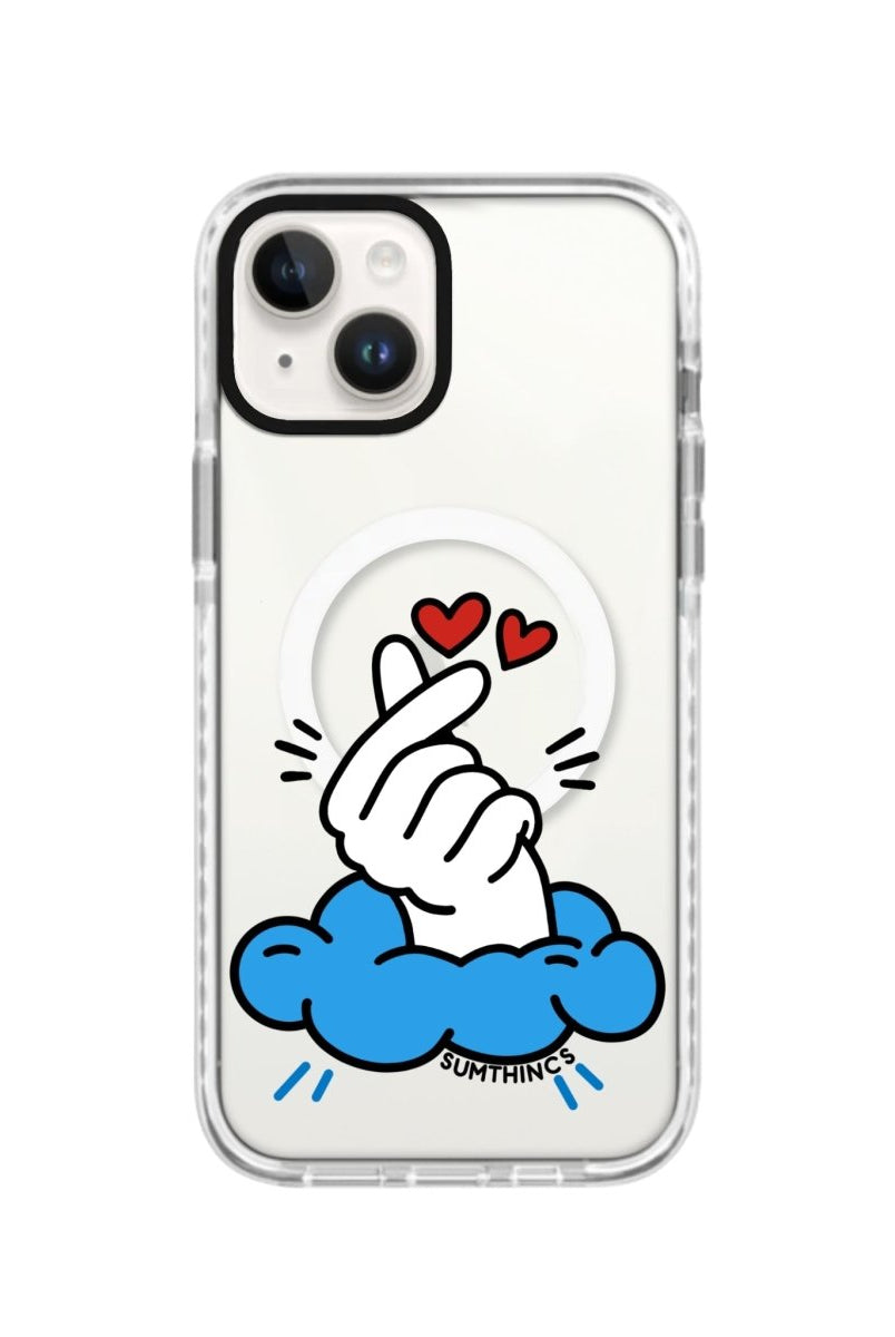 iPhone 15 Crush Magsafe Procase Telefon Kılıfı Beyaz Şeffaf - SUMTHINCS