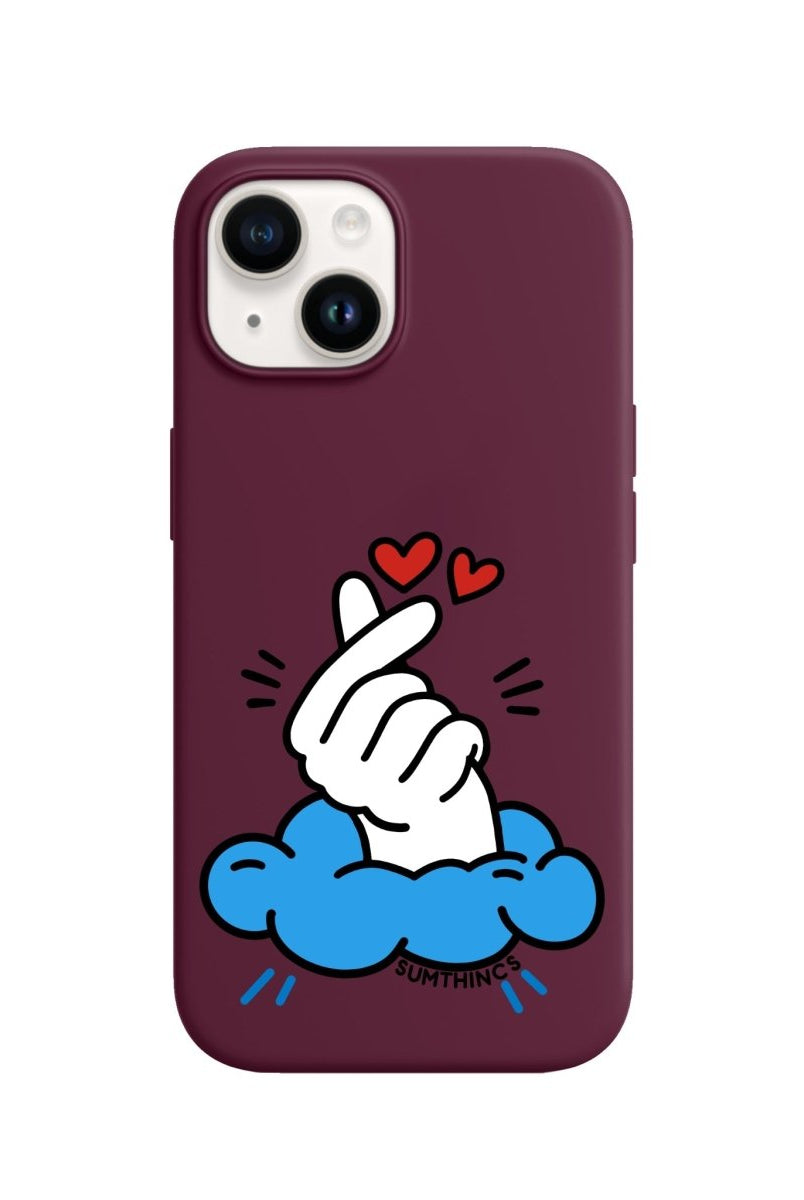 iPhone 15 Crush Premium Telefon Kılıfı Bordo - SUMTHINCS