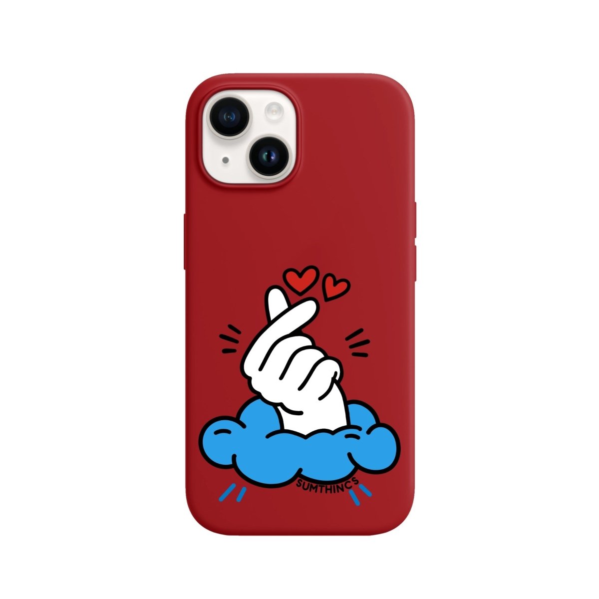 iPhone 15 Crush Premium Telefon Kılıfı Kırmızı - SUMTHINCS