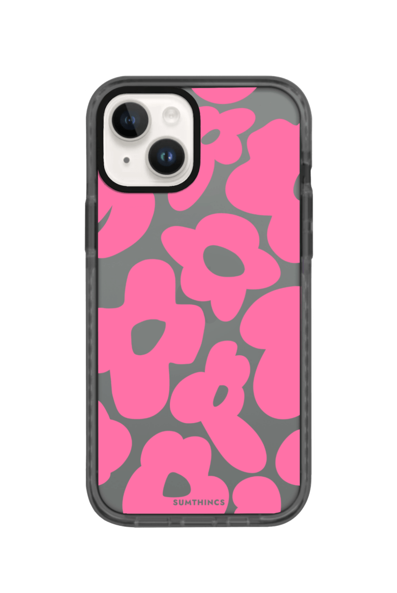 iPhone 15 Daisy Pop Procase Telefon Kılıfı Antrasit - SUMTHINCS