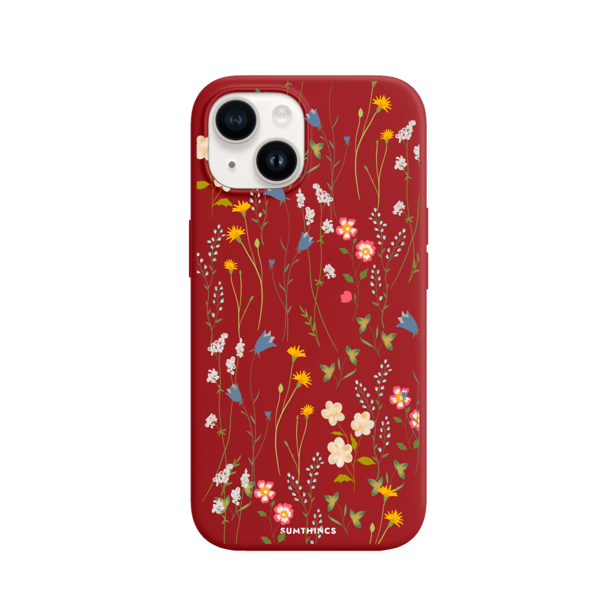 iPhone 15 Eternal Garden Premium Telefon Kılıfı Kırmızı - SUMTHINCS