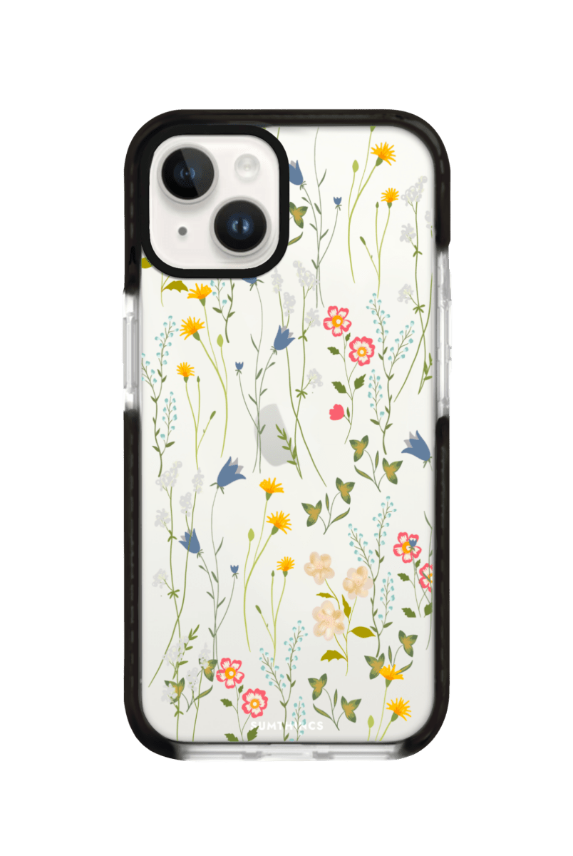iPhone 15 Eternal Garden Procase Şeffaf Telefon Kılıfı Siyah Şeffaf - SUMTHINCS