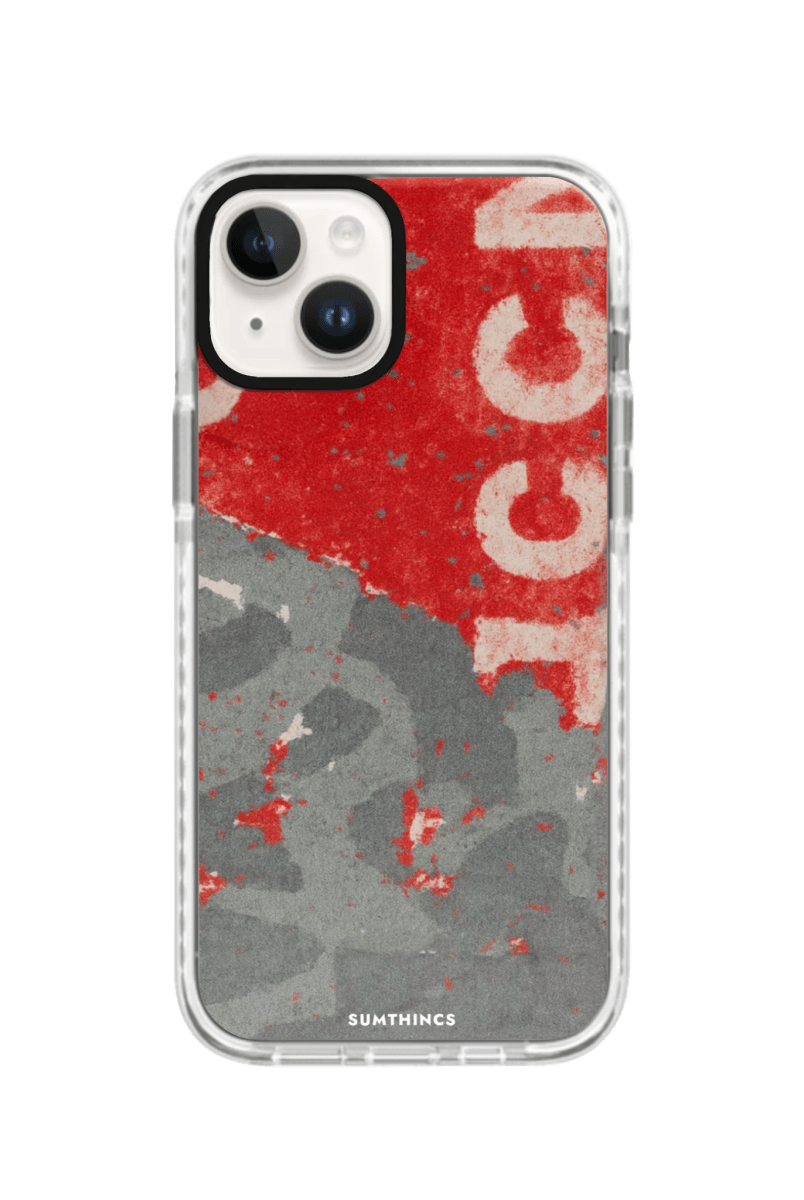 iPhone 15 Graffiti Procase Şeffaf Telefon Kılıfı Beyaz Şeffaf - SUMTHINCS